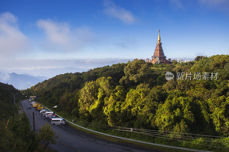 泰国清迈美丽的景观Doi Inthanon